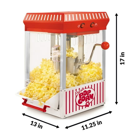 Nostalgia KPM200 2.5-Ounce Kettle Popcorn Maker - Red