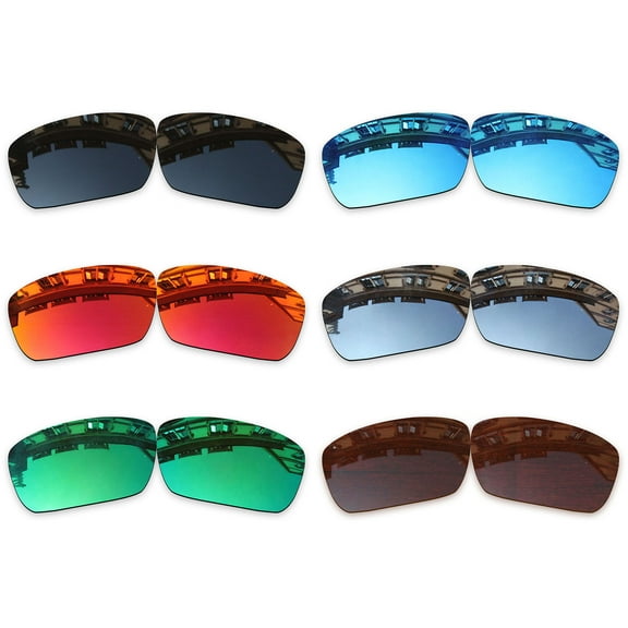 Vonxyz 6 Pack Polarized Replacement Lenses for Oakley Fuel Cell OO9096 Sunglasses