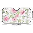 thumbnail image 2 of Car Windshield Sunshade Blocks Sun Visor Protector Rose Bouquet Seamless Foldable Sun Shield For Vehicle Car Truck SUV Van 51x27.5 inches Keep Vehicle Cool, 2 of 6