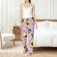 thumbnail image 6 of Lsque Different Avocados Print Women's Pajama Pants, Lounge Pant - Comfortable Home Wear,Elastic Waistband, Stylish Design-XX-Large, 6 of 9