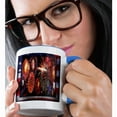 thumbnail image 2 of 3drose, Fireworks on the 4th, 15oz Two-tone Blue Mug, 2 of 6