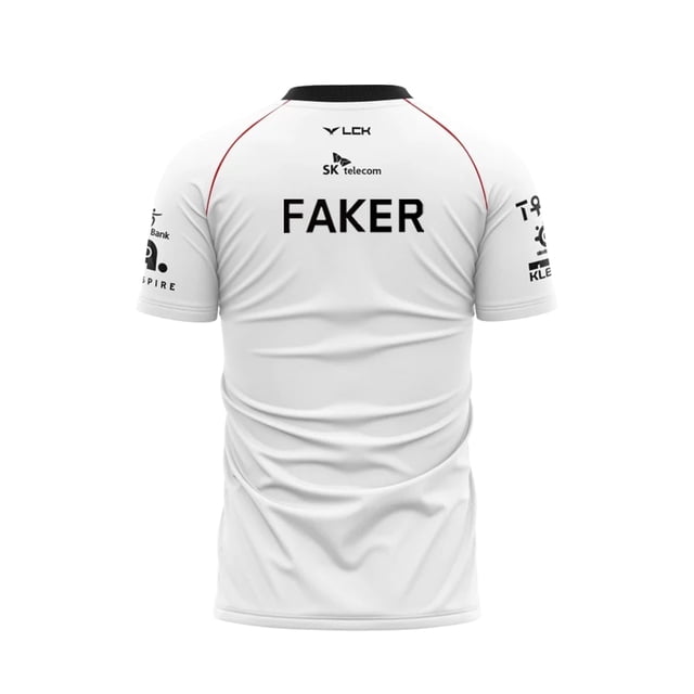 Camiseta de uniforme del equipo T1 Esports para hombre, camiseta de la Liga de Leyendas, finales del mundo, juegos LOL, soporte para seguidores, novedad de 2024