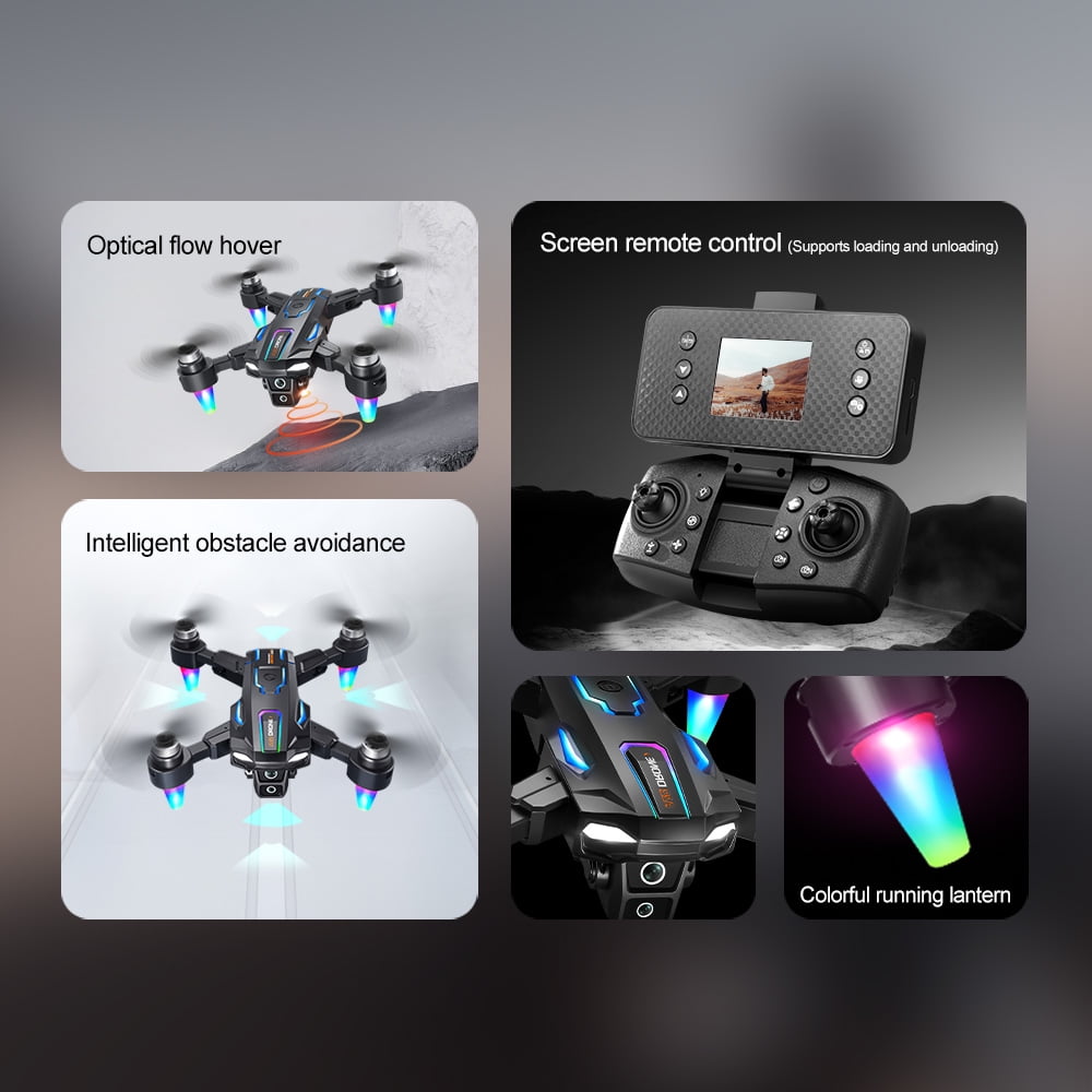 HNZENBW Drone with 4K HD Dual Camera for Kids Adults,RC Fold