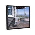 thumbnail image 3 of Stupell Industries Coastal Cottage Porch Chair Seaside Boardwalk Scenery Painting Jet Black Floating Framed Canvas Print Wall Art, Design by Tom Mielko, 3 of 6