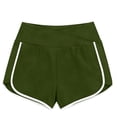thumbnail image 4 of SBYOJLPB Shorts Pants Women's Loose Solid Color Shorts Thin Casual Shorts Sports Wearable Shorts Elastic Waist, 4 of 5