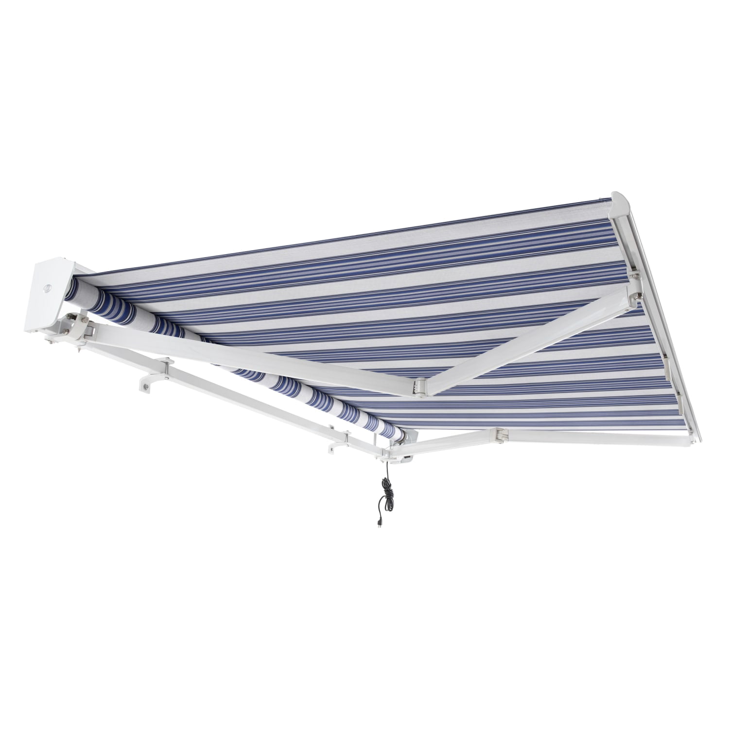 Awntech Destin with Hood Right Motor with Remote Motorized Retractable Awning