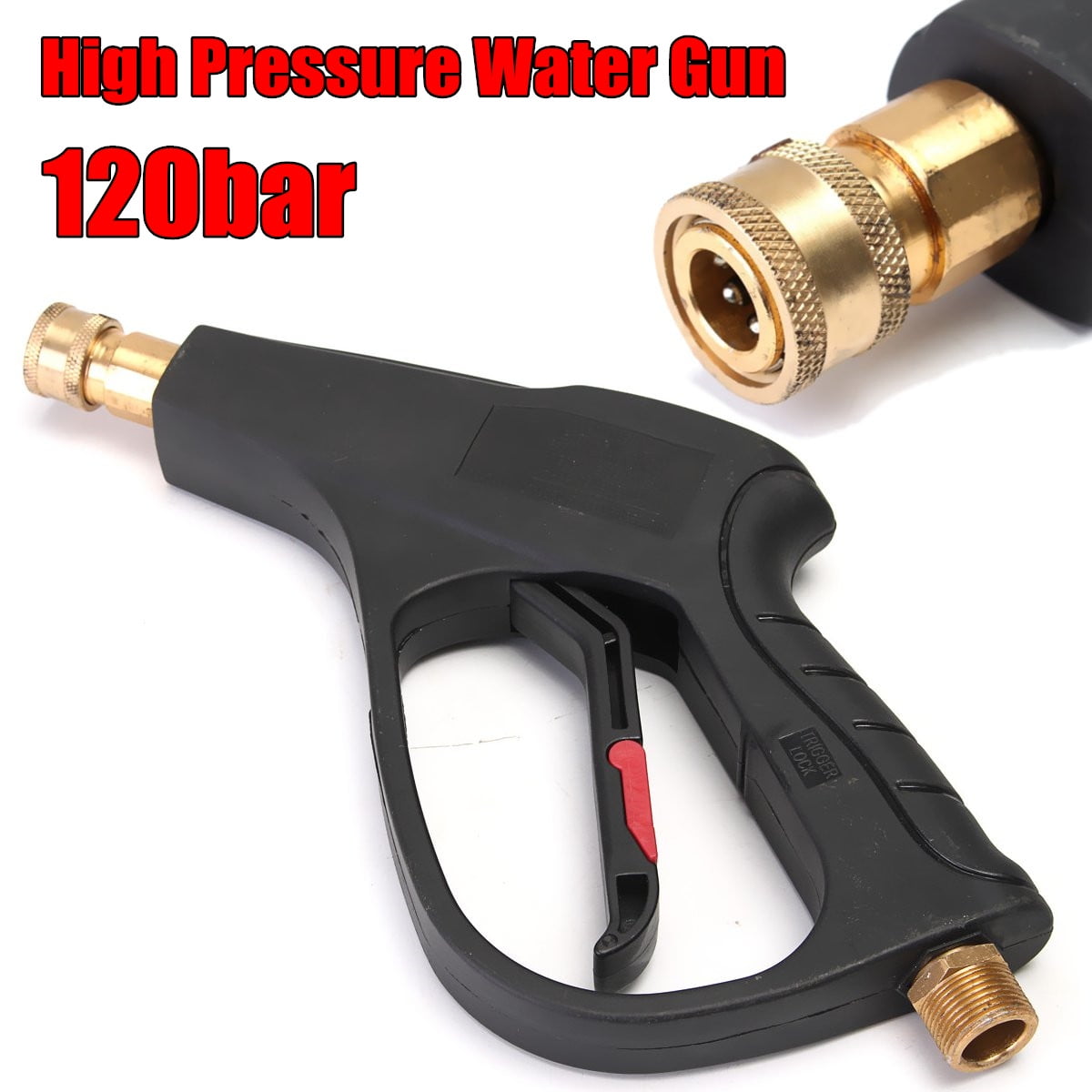 High Pressure Washer Gun Adapter 3000PSI Water Jet 5PCS Spray Nozzle Tip   USA 