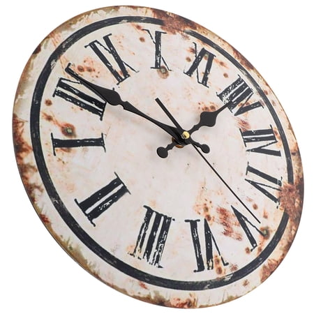 Houderco Retro Style Wall Clock Multi Color 1Pack 11.7X11.7In