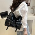 thumbnail image 4 of HUISZJ Crossbody Shoulder Bag, Fashion Pocket Storage Commute Bag, Adjustable Strap Shoulder Handbag for Travel Commute Work (Black), 4 of 8