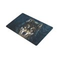 thumbnail image 2 of MKHERT Wolf Head Animal Painting Doormat Rug Home Decor Floor Mat Bath Mat 30x18 inch, 2 of 3