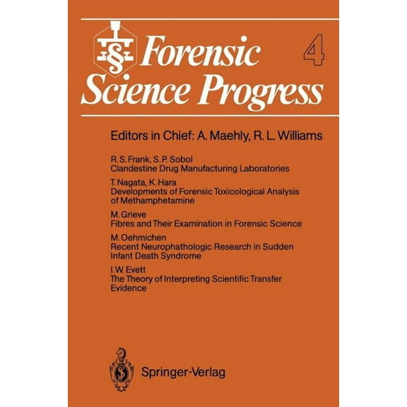 Forensic Science Progress Forensic Science Progress, Book 4, (Paperback)