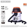 thumbnail image 2 of Aspiradora Shop BLACK+DECKER BDXV18143 para uso húmedo y seco, 18,9 L, 4 HP, 3 en 1, 2 of 7
