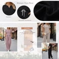 thumbnail image 5 of SUNBS Lounge Sets for Women 2 Piece Summer Henley Sweatsuit Travel Vacation Airport Outfits Pajamas Sets, 5 of 9