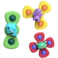 thumbnail image 2 of Suction Cup Spinning Top Toy,3Pcs Suction Cup Spinning Top Toy Baby Sucker Toy Table Sucker Gameplay Early Learner Toys for Baby Safe Interesting Table Sucker Gameplay, 2 of 8