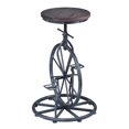 thumbnail image 1 of Armen Living Tabouret de Bar Réglable en Gris Industriel, 1 of 9
