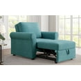 3in1 Sofa Bed Chair, Convertible Sleeper Chair Bed,Adjust Backrest Into a Sofa,Lounger Chair