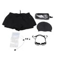 thumbnail image 1 of Conjunto de 8 Uds de pantalones cortos de natación para hombre, pantalones cortos de playa para hombre, gafas, bolsa impermeable para teléfono, Kit de tapones para los oídos para gimnasio XXL YUNYI BRAND  Deportes, 1 of 8