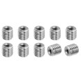 thumbnail image 1 of Unique Bargains Adaptateurs Filetage Manchon Réducteur Écrou M5x0.8 Mâle à M2x0.4 Femelle pour Réparer Insert Écrou Vis Réducteur 5mm 10 Pcs, 1 of 5