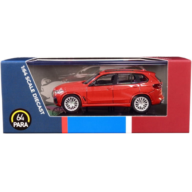 BMW X5 with Sunroof Toronto Red Metallic 1/64 Diecast Model Car by