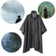 thumbnail image 4 of Poncho de lluvia kusrkot con capucha impermeable gris, 4 of 6