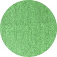 thumbnail image 1 of Ahgly Company Indoor Round Solid Green Modern Area Rugs, 8' Round, 1 of 4