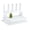 White with Silicone Mat, variant on PopYum Seattle Gray Space Saving Drying Rack from 100% Recycled Bottles, countertop for baby bottles
