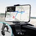 thumbnail image 1 of Car Phone Holder, Multifunction Car Dashboard Rearview Mirror Mount with 360° Adjustable Spring Clamp, 1 of 6