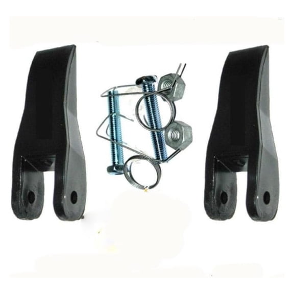 Ladder Flippers Replacement Kit - Lipper 29-1 Series - Aluminum & Fiberglass Ladders - Extension Ladder Parts - Black Flippers (2 Pack)