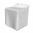 thumbnail image 1 of Fleur De Lis Washer Cover, Shabby Form Style Damask Pattern with Vintage Geometric Diamond Lines, Dust and Dirt Free Decorative Print, 29" x 28" x 40", Black White, by Ambesonne, 1 of 3