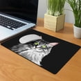 thumbnail image 4 of WIRESTER 13.77x10.23 in Rectangle Mouse Pad with Non-Slip Rubber Base for Computers, Laptop, Office & Home - Maine Coon Cat Vector Portrait, 4 of 5