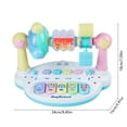 thumbnail image 5 of ChicYu Educational Baby Toy Kids Musical Electronic Keyboard with Rotatable Rattle Multifunctional Baby Early Education Story Stimulating Auditory and Visual Development, 5 of 6