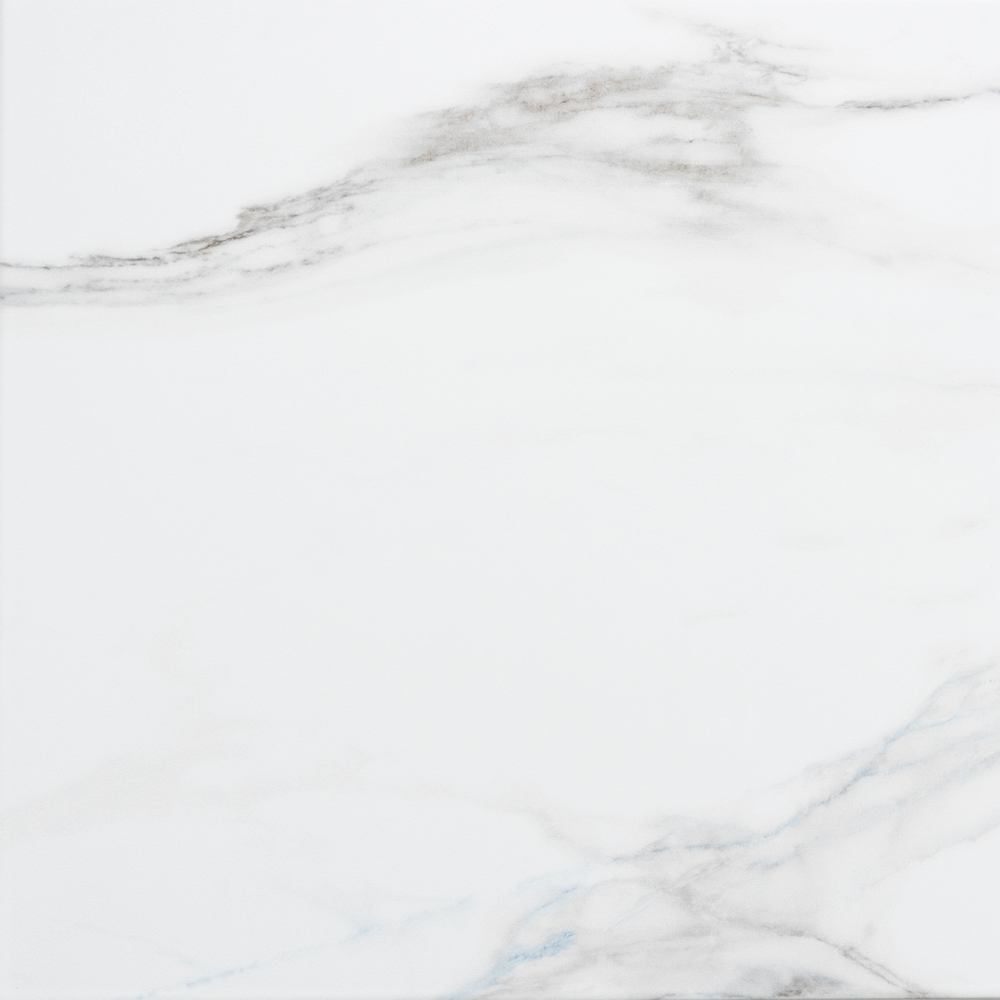 The Tile Life Minerva Gray Marble Look Porcelain Tile - 13 x 13 in. - Matte - 12-Piece - Floor, Wall, Backsplash