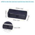 thumbnail image 2 of Uxcell 6pack Watch Strap Loop Fastener Rings 20mm Rubber Watch Holder Keeper Blue, 2 of 6