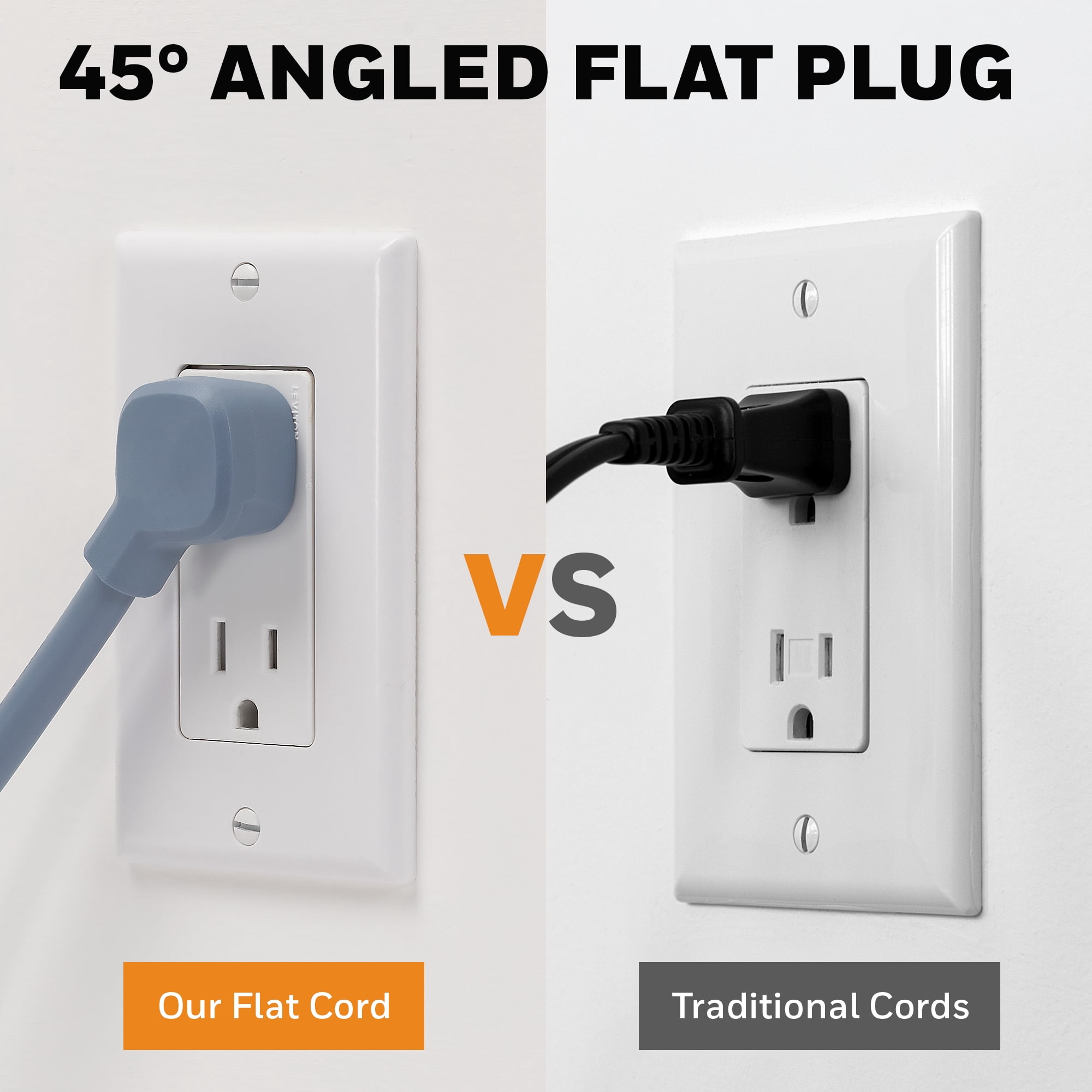 Honeywell 3 AC Outlets + 2 USB Ports Power Cube in Steel Blue with Surge Protection Compatible with Smart Control Systems