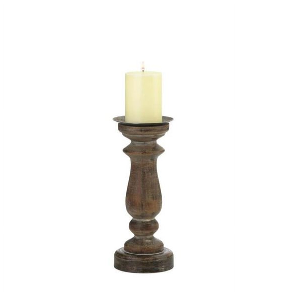 Gallery of Light 10018672 Porte-Bougie en Bois Style Antique