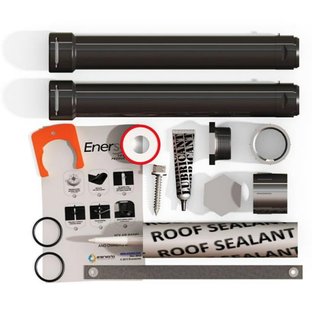 Enersol Produits Solaires Kit d'Installation du Système de Chauffage Solaire Enersol