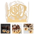 thumbnail image 5 of KAKOWELY 50 unidades de tazas de chocolate para dulces, envoltorios de chocolate, suministros para empaque de chocolate, envoltorios de trufa, 5 of 5