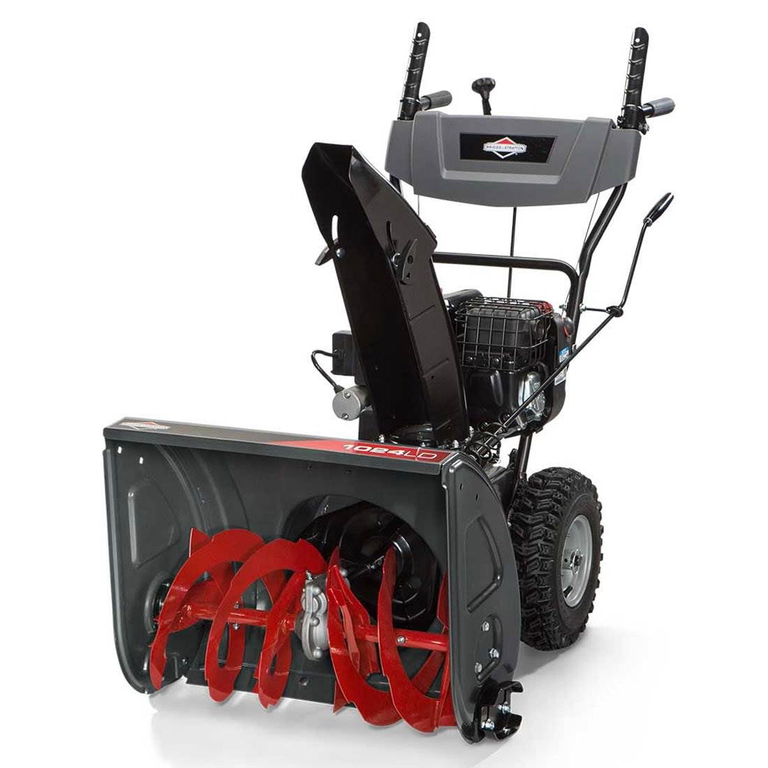 Briggs 24-Inch 208cc Dual-Stage Gas Powered Self-Propelled Snow Blower, Electric Start
