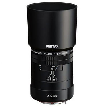 HD Pentax-D FA Macro 100mm f/2.8 ED AW Lens, Black