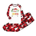thumbnail image 2 of Aboser Christmas 2026 Pajamas Matching Sets for Family Trendy Plaid Jammies Set 2 Piece Soft Long Sleeve Sleepwear Funny Xmas Holiday Tops and Pjs Pants Pijamas Navideñas Familiares, 2 of 8