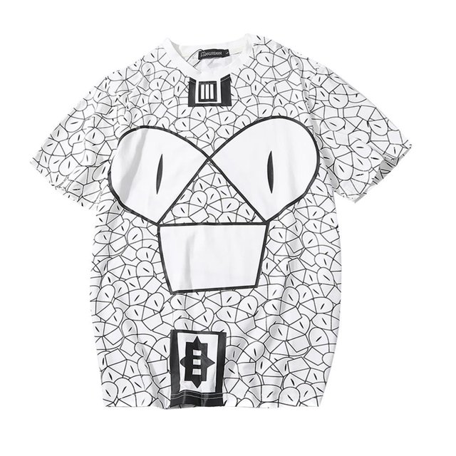 Camiseta de Ropa de Deporte Impresa Hombre Ajuste Confortable Informal Blanco jinwen Camiseta de hombre de moda