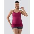 thumbnail image 6 of ANFERRY Maternity Tank Tops for Women Seamless Side Ruched Camisoles with Built in Bra Scoop Neck Y Back Pregnancy Basic Shirt, 6 of 10
