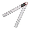 thumbnail image 1 of Angle Finder, Angle Measuring Tool Electronic Screen Flexible Reliable Digital Display  For Engineering Fields For Construction For Woodworking 200mm,300mm, 1 of 8