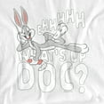 thumbnail image 2 of Looney Tunes Whats Up Women's T Shirt, White, Small, 2 of 6