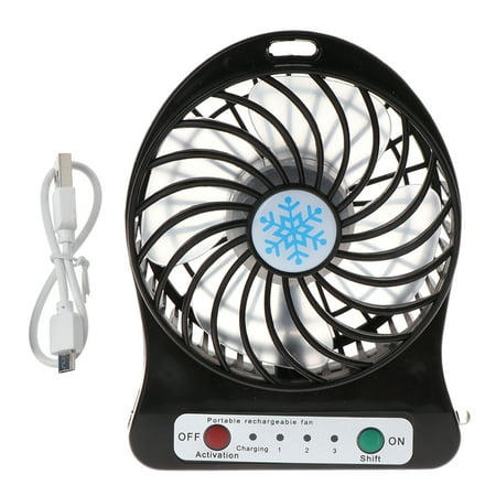 

1PC USB Desktop Fan Without 18650 Battery Personal Small Table Air Circulator Fan USB Desk Fan for Indoor Outdoor