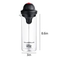 thumbnail image 3 of Electric Milk Frother Egg Beater, Automatic Foam Maker With Measuring Jug, Stainless Steel Glass Mixing Cup, 500ml Battery Operated Handheld Mixer For Coffee Milk Egg, Hassle Free Kitchen Tool For, 3 of 7