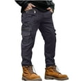 thumbnail image 4 of Rvwovn Men's Ripstop Cargo Pants, Zipper Pockets Work Pants for Construction, Hiking and Outdoor Use, 4 of 6