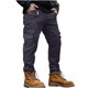 thumbnail image 3 of Ceisia Men's Gift Solid Color Athletic Casual Joggers Adjustable Drawstring Waist Slim Fit Full Length Sports Pants, 3 of 6
