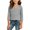 pastel hue, variant on Girls V Neck Tees V Neck Elbow Length Sleeve Shirt Solid Tone Classic Minimal Kids School Basic Blouse