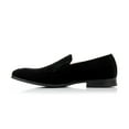 thumbnail image 4 of Ferro Aldo Dale MFA19703 Minimalist Slip-on Suede Penny Loafers, in Black Suede, Size 6.5, 4 of 8